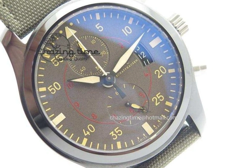 MIROTIME 0401 Pilot Top Gun Miramar IWC388002 ZF 1:1 Best Edition Ceramic Case On Nylon Strap A Practical 7345